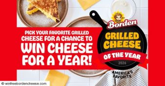 Borden® Cheese - National Grilled Cheese Day Promotion