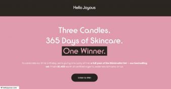 Hello Joyous - Third Birthday Giveaway