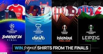 UEFA - Signed Shirts from the Finals Giveaway