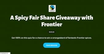 Fairtrade - Spicy Fair Share Giveaway with Frontier