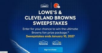 Lowe's - Cleveland Browns Sweepstakes