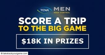 TENA Men - Take Back Your Game Sweepstakes
