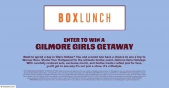 BoxLunch - Gilmore Girls Sweepstakes