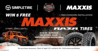 SimpleTire - Maxxis Razr Tire Giveaway