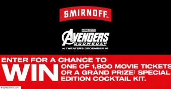 Smirnoff - Assemble Your Night Instant Win Sweepstakes